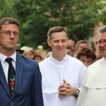 Powitanie ikony MB Częstochowskiej w katedrze łowickiej