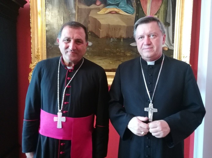 Abp Kupny przyjął biskupa diecezji Latakia w Syrii