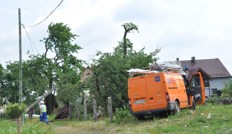 Nawałnica na Opolszczyźnie