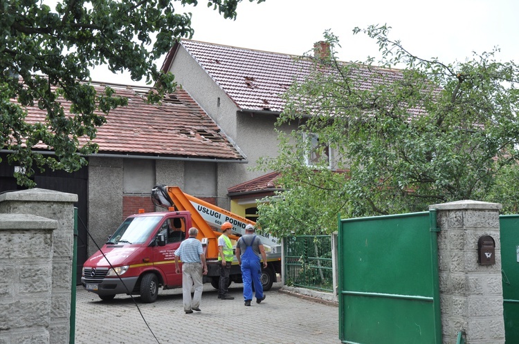 Nawałnica na Opolszczyźnie