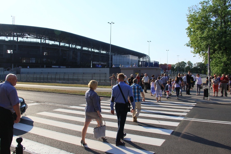 Poświęcenie stadionu Górnika Zabrze