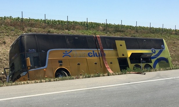 Wypadek polskiego autobusu z dziećmi w Serbii