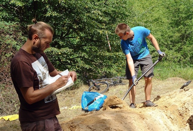 Prace archeologiczne w Czechowicach  