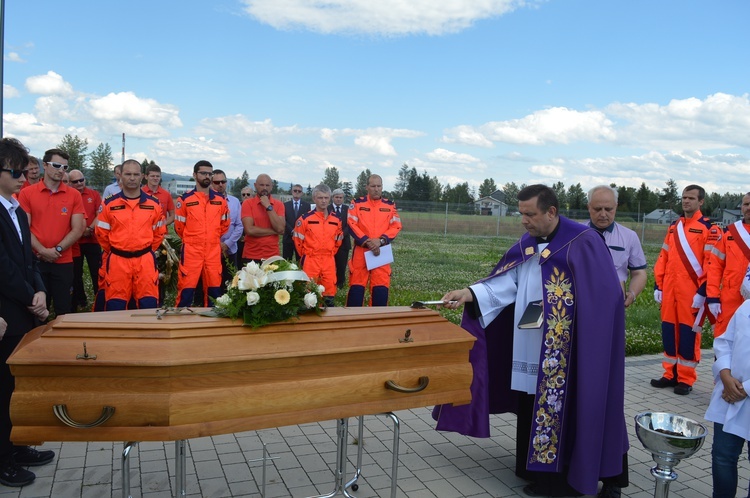 Pożegnanie pilota Roberta Augustynowicza