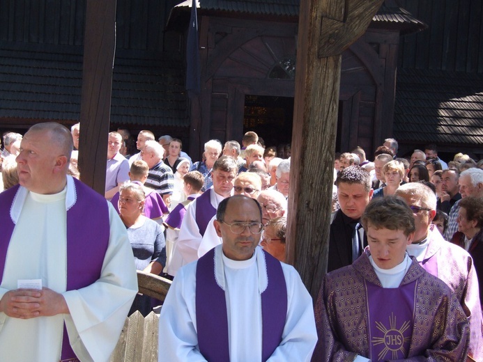 Uroczystości żałobne w Gosprzydowej