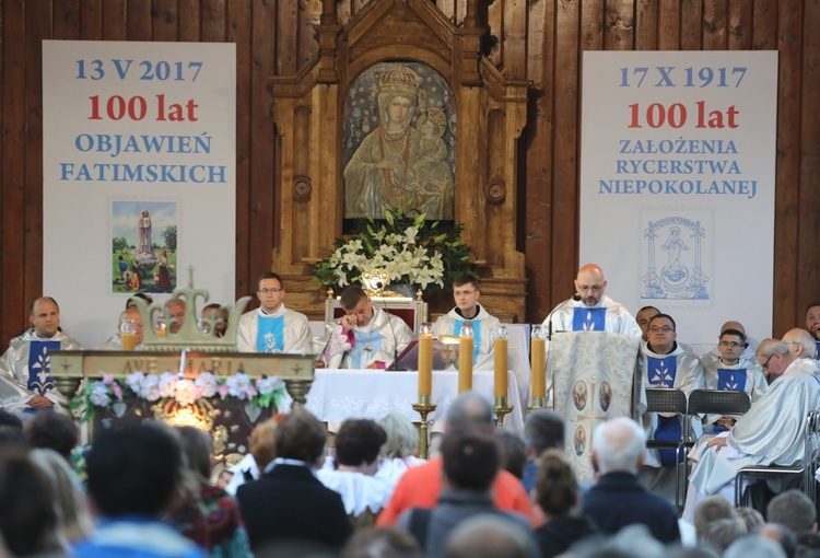 Nabożeństwo fatimskie w Rychwałdzie - 13 lipca 2017