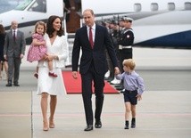 Para książęca, William i Kate, przybyła do Warszawy