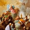 Francisco de Goya y Lucientes "Matka Boża objawia się św. Jakubowi i jego uczniom w Saragossie" olej na płótnie, 1768–1769, kolekcja prywatna