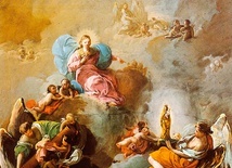 Francisco de Goya y Lucientes "Matka Boża objawia się św. Jakubowi i jego uczniom w Saragossie" olej na płótnie, 1768–1769, kolekcja prywatna