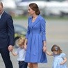 Para książęca Cambridge, William i Kate, odleciała z Warszawy