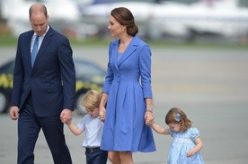 Para książęca Cambridge, William i Kate, odleciała z Warszawy