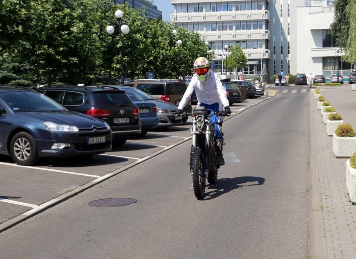 Motocykl studentów z AGH