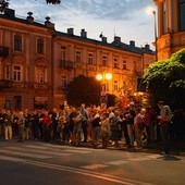 Protest w Radomiu przed siedzibą Sądu Okręgowego