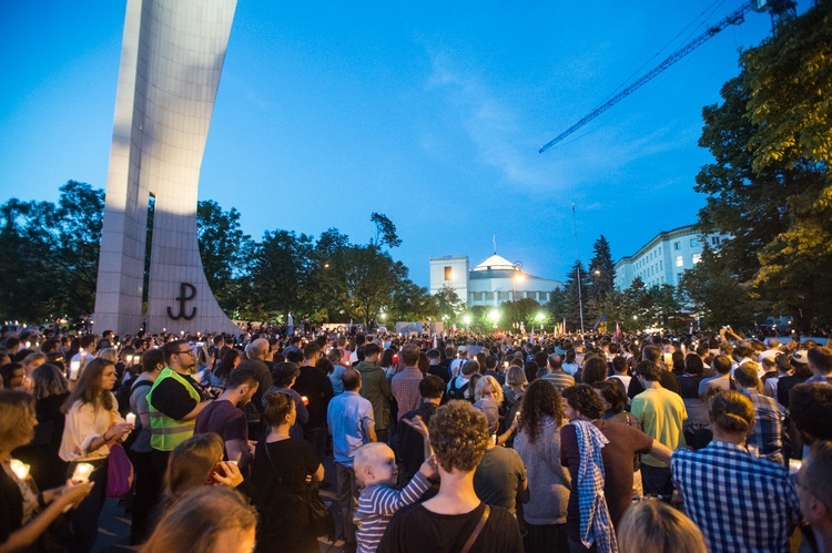 Protest przeciwko reformie sądownictwa