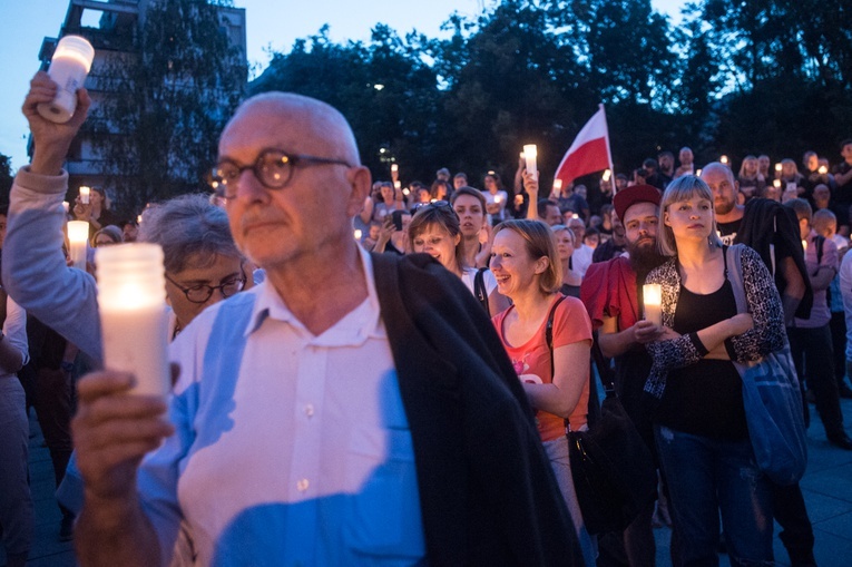 Protest przeciwko reformie sądownictwa