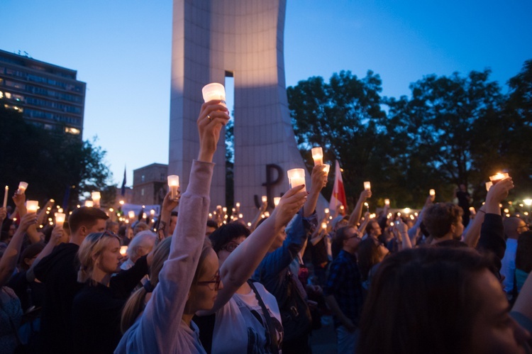 Protest przeciwko reformie sądownictwa