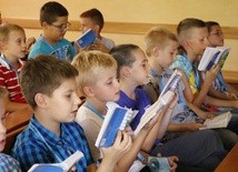 Szkoła śpiewu podczas rekolekcji
