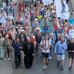 Wyjście pielgrzymki w obiektywie Jana Waćkowskiego