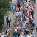 Wyjście pielgrzymki w obiektywie Jana Waćkowskiego