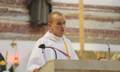 Przewodnik pielgrzymów z Andrychowa ks. Paweł Wawak