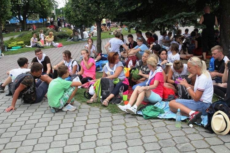 Postój pielgrzymów w Pisarzowicach - 2017