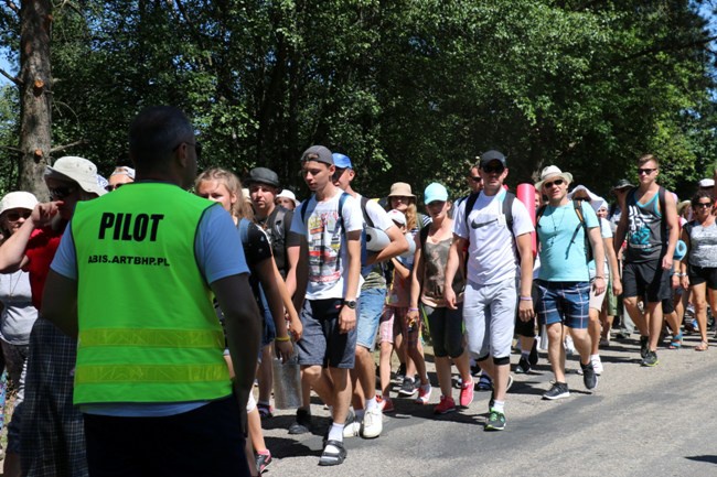 Kolumna radomska trzeci dzień w drodze