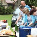 26. pielgrzymka z Hałcnowa na Jasną Górę - w Wilamowicach - 2017