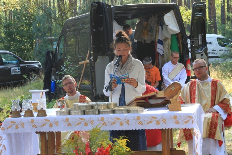 Pielgrzymka. Msza św. we Florentynowie