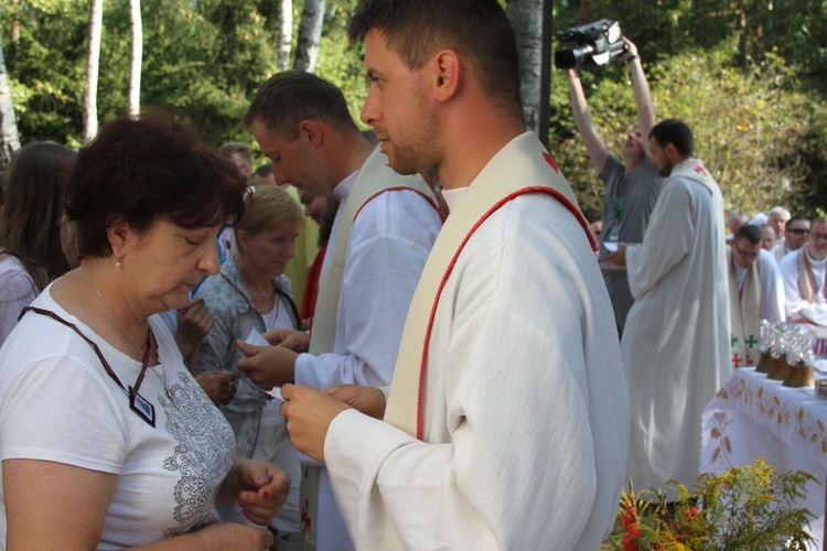 Pielgrzymka. Msza św. we Florentynowie