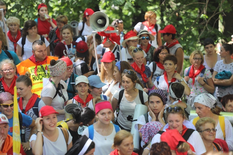 34. pielgrzymka z Oświęcimia na Jasną Górę - w Gołonogu - 2017