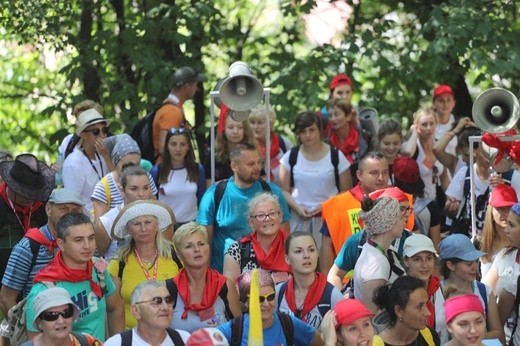 34. pielgrzymka z Oświęcimia na Jasną Górę - w Gołonogu - 2017