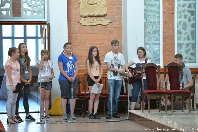 Kolumna opoczyńska w drodze na Jasną Górę