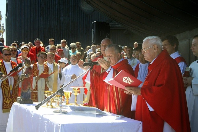 Msza św. na Śnieżce