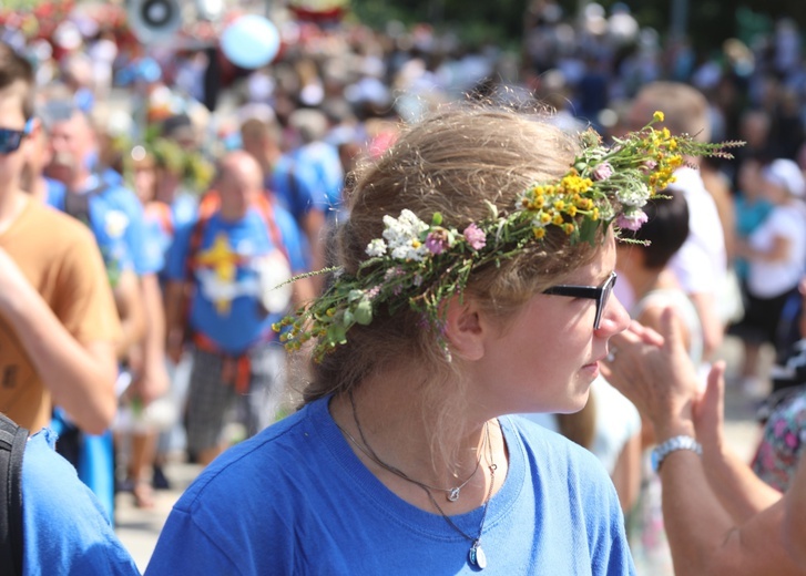 Powitanie 34. Pielgrzymki Oświęcimskiej na Jasnej Górze - 2017