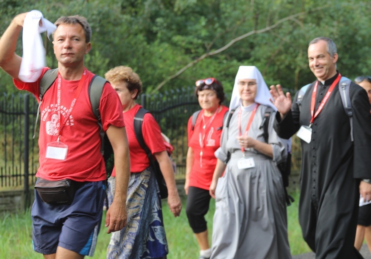 26. Cieszyńska Pielgrzymka na Jasną Górę - na trasie