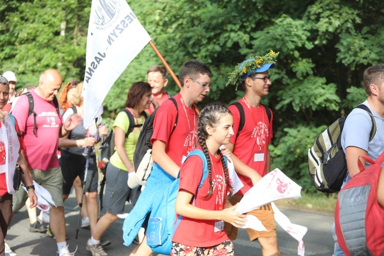 26. Cieszyńska Pielgrzymka na Jasną Górę - na trasie