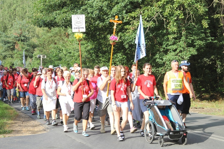 26. Cieszyńska Pielgrzymka na Jasną Górę - na trasie