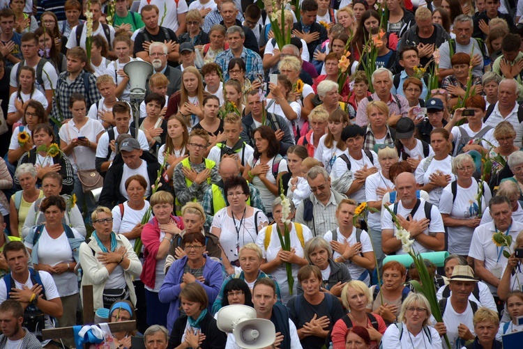 Pielgrzymi w Częstochowie