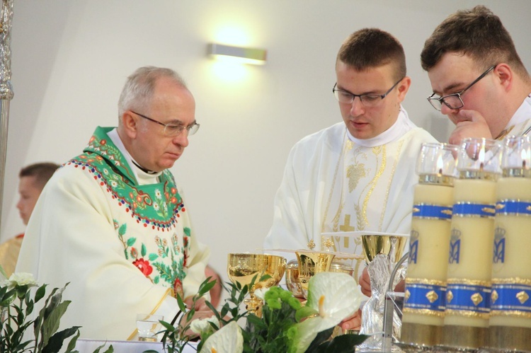 Poświęcenie kościoła w Woli Piskulinej