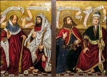 Miguel Ximénez
Apostołowie Filip, Bartłomiej, Mateusz i Szymon 
olej na desce, 
ok. 1483 – ok. 1487
Muzeum Regionalne, 
Saragossa