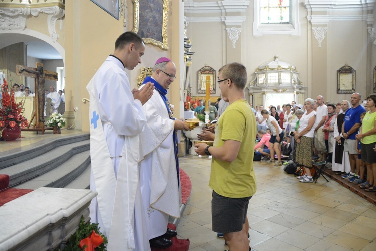 Pielgrzymkowa Eucharystia u św. Wawrzyńca