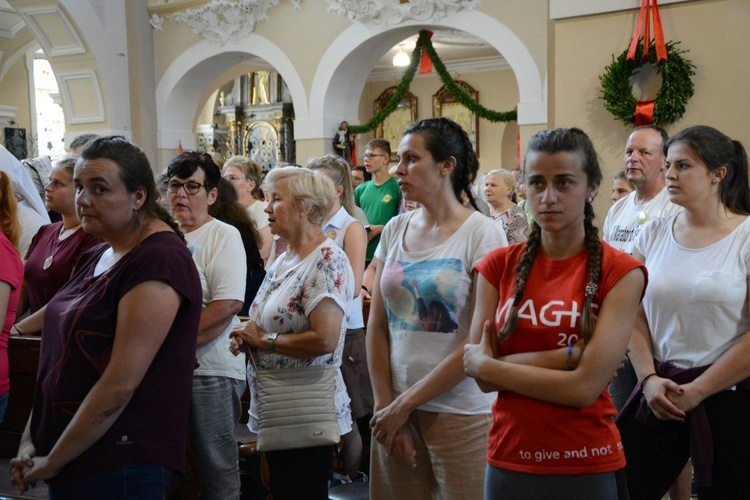 Pielgrzymkowa Eucharystia u św. Wawrzyńca