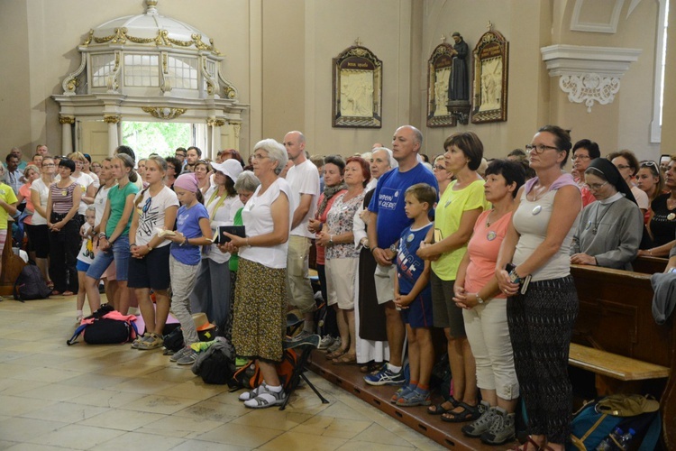 Pielgrzymkowa Eucharystia u św. Wawrzyńca