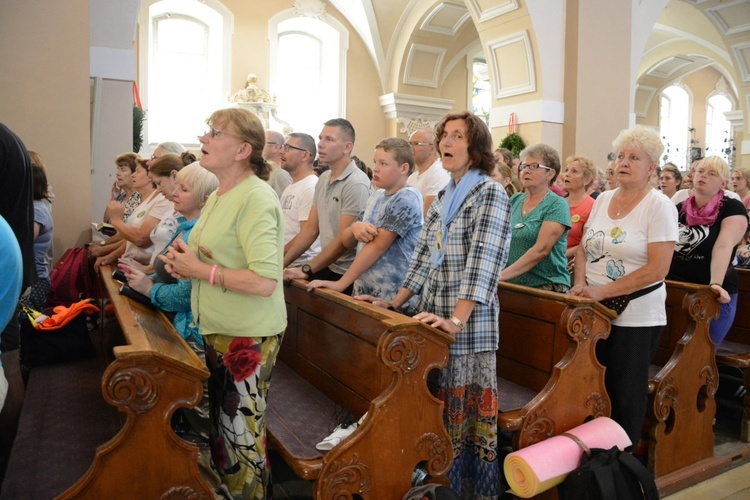 Pielgrzymkowa Eucharystia u św. Wawrzyńca