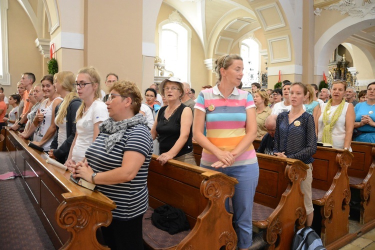 Pielgrzymkowa Eucharystia u św. Wawrzyńca