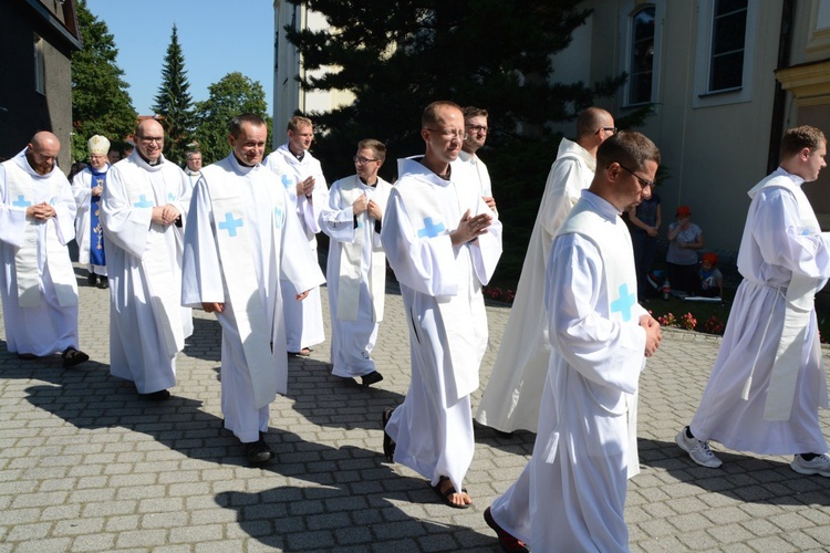 Pielgrzymkowa Eucharystia u św. Wawrzyńca