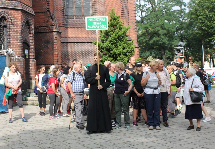 Rozpoczęcie Pieszej Gliwickiej Pielgrzymki na Jasną Górę 