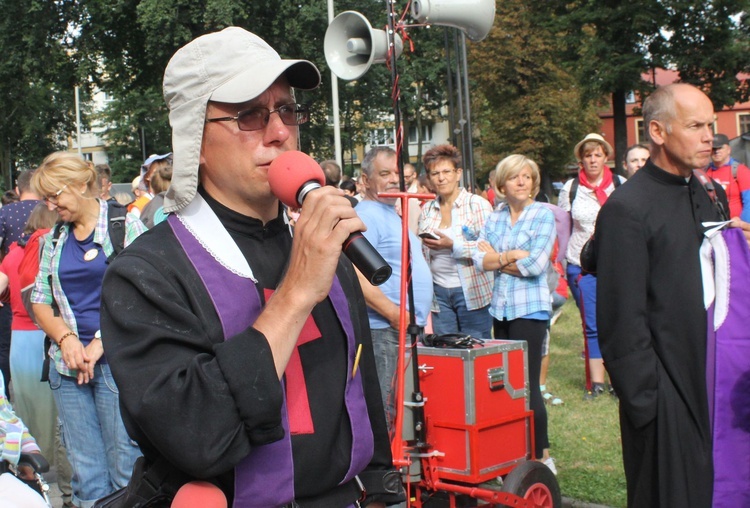 Rozpoczęcie Pieszej Gliwickiej Pielgrzymki na Jasną Górę 