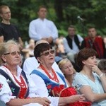 Msza św. w leśnej kaplicy na Baraniej Cisieckiej