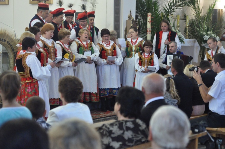 Dożynki parafialne w Łąkcie